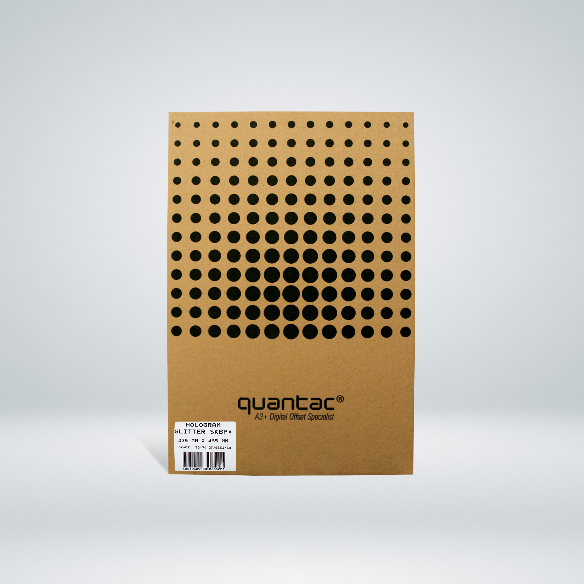 A3+ Sticker QUANTAC® Silver Rainbow Glitter SKBP